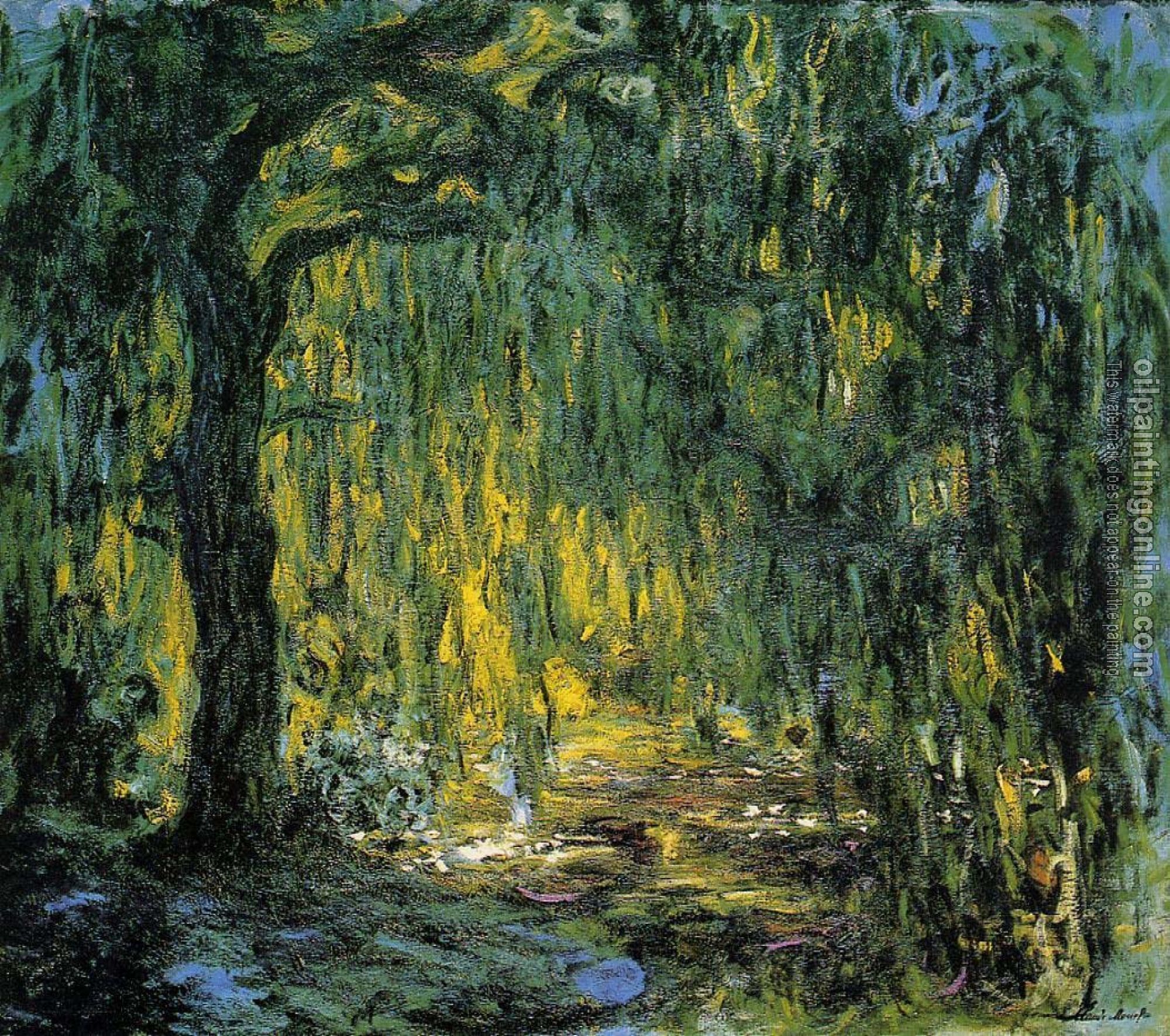 Monet, Claude Oscar - Weeping Willow